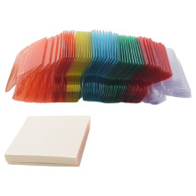 60 Stuks 2 Inch Hangende Maptabs en 120 Rasters-Inzetstukken voor Snelle Identificatie van Hangende Bestanden.