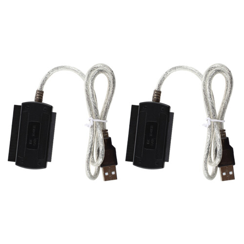 2X New USB 2.0 to IDE  S-ATA/2.5/3.5 Adapter Cable (Adapter Cable)