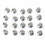 20 Wheel Nuts Stainless Steel Fit Discovery 3-5 7