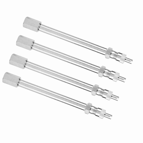 4Pcs 100mm Chrome Valve Extenders for Tyres 2