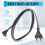 5X Universal Power Cable for HY300, HY320, HY300 PRO, HY320MiNi Projectors for Various Projectors EU PLUG 6