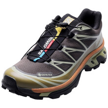 Salomon Xt-6 Gore-tex Unisex Fashion Trainers in Tea Olive - 8.5 UK