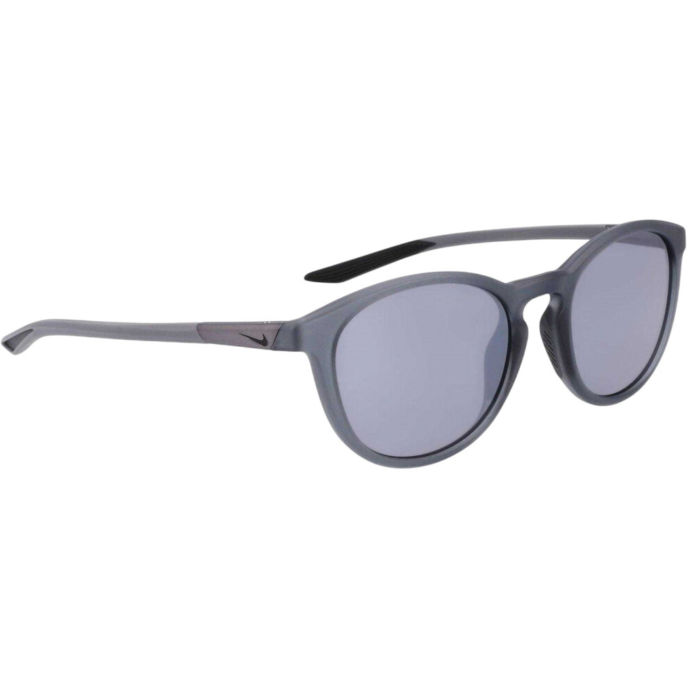 Nike Mens Evolution Round Frame Sunglasses Silver