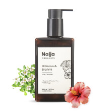 Naija Organics Anti Hairfall Ekologisk Shampoo | Ecocert Certifierad Naturlig Hår Rengörare | Hibiskus & Brahmi