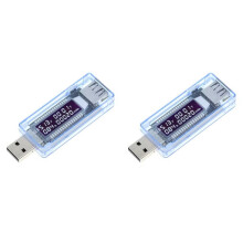 2X Voltage Meters Current Voltage Capacity Battery Tester USB Volt Current Voltage Doctor Charger Capacity Tester Meter