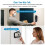 Wireless Doorbell Camera Video Intercom System with 4.5" Screen, 655ft Range, 2-Way Talk, Night Vision, Cloud. 2
