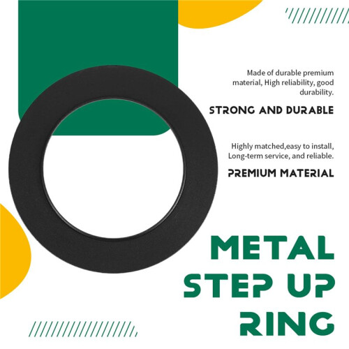 SODIAL (R) Metall 55mm-77mm Kamera Step  Filter Ring Adapter 1