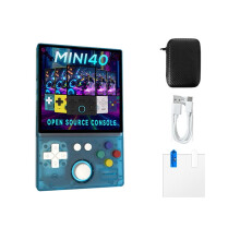 MINI40 Open-Source Game Console 4.0Inch IPS Screen 18000+ Games 30+ Emulator Portable Retro Game Console with 64G Card C