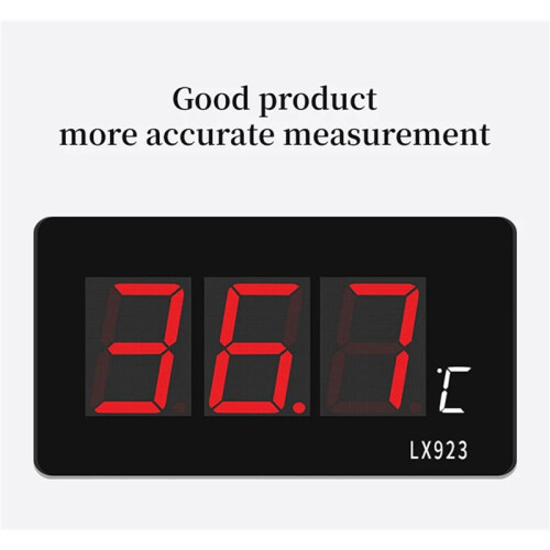 2X Digital Thermometer Home Electronic for Led Pool Thermometer Large Screen Temperature Detector EU PLUG 2
