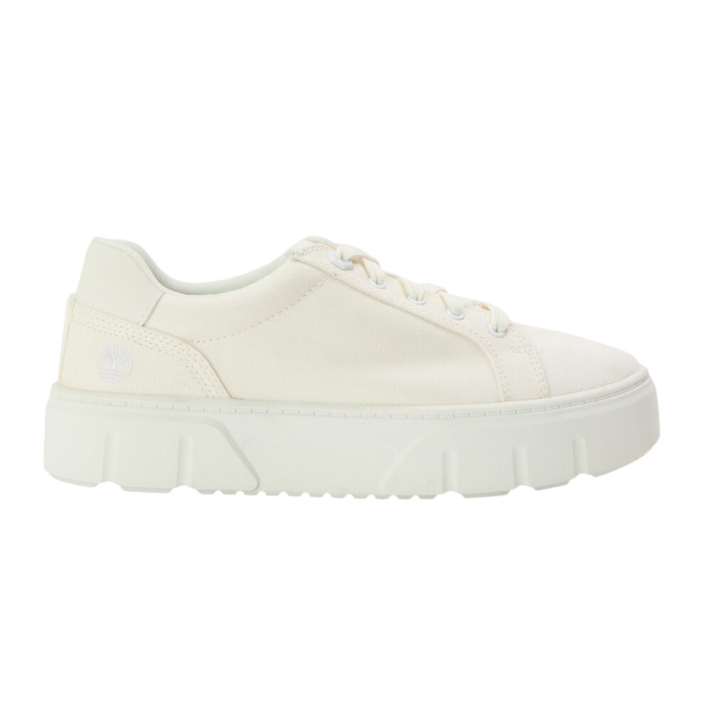 Timberland (7 Uk, White) Womens/Ladies Laurel Court Leather Platform Trainers