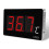 2X Digital Thermometer Home Electronic for Led Pool Thermometer Large Screen Temperature Detector EU PLUG 5