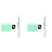 2 Set 2.5mm Fiber Optic Cleaning Pen SC/FC/ST One-Click Cleaning Fiber Cleaner Tools Optical Fiber Connector Cleaner