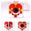 2X GPR111 ROTES Einzelprisma für Swiss Style Totalstation 6