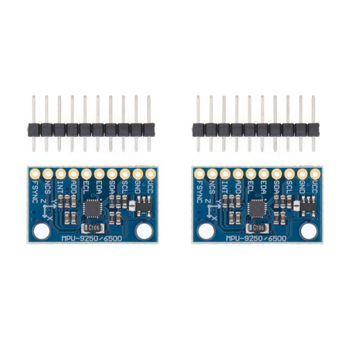 2X MPU-9250 GY-9250 9-Axis Sensor Module I2C/SPI Communications Thriaxis Gyroscope + Triaxial Accelerometer