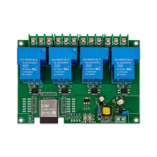 2X 4 Channel Relay Module 5V/30A AC220V WIFI  Relay Module ESP32 Development Board 1