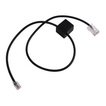 Adapter/Rozdzielacz RJ45 do RJ9 z Gniazdem Żeńskim RJ9 4P4C, RJ45 do RJ9 i Funkcją Rozdzielania 1 do 2