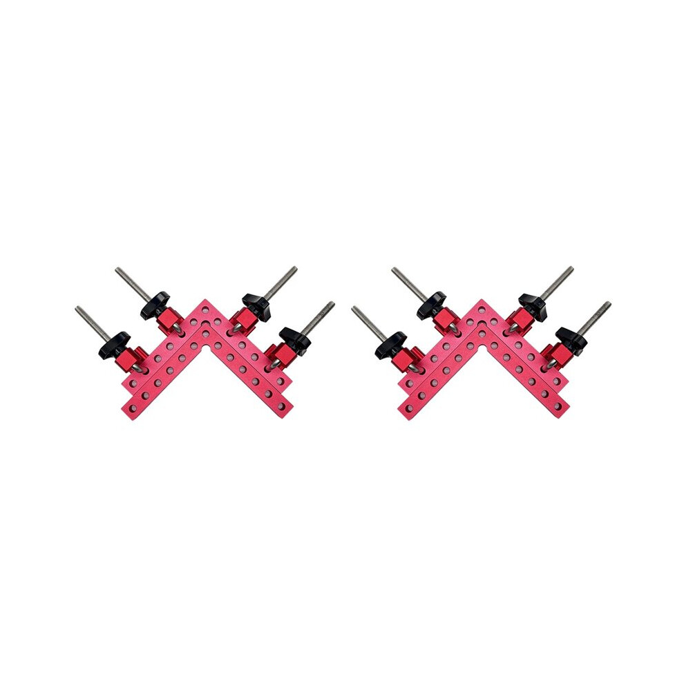 4X 90 Degree Positioning Squares Right Angle Clamps For Woodworking Corner Clamp Carpenter Clamping Tool For Cabinets 6033360461079
