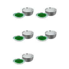 Aluminum Sample Pans for Moisture Analyzer (250 Pack) 90mm Round Lab Trays, Disposable Weighing Dishes, Foil Pan