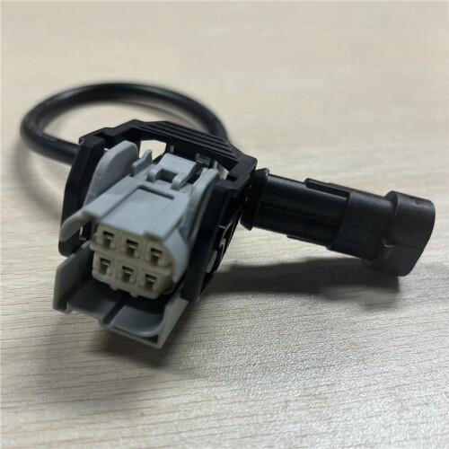 2X 6Pin  Intelligent Injector Plug for  Injector Plug Cable Adapter 23670-11030