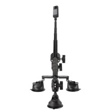 3X Autozuignapbevestigingsset met Onzichtbare Selfiestick-Balhoofdadapter voor X4 X3-Actiecamera-Accessoires