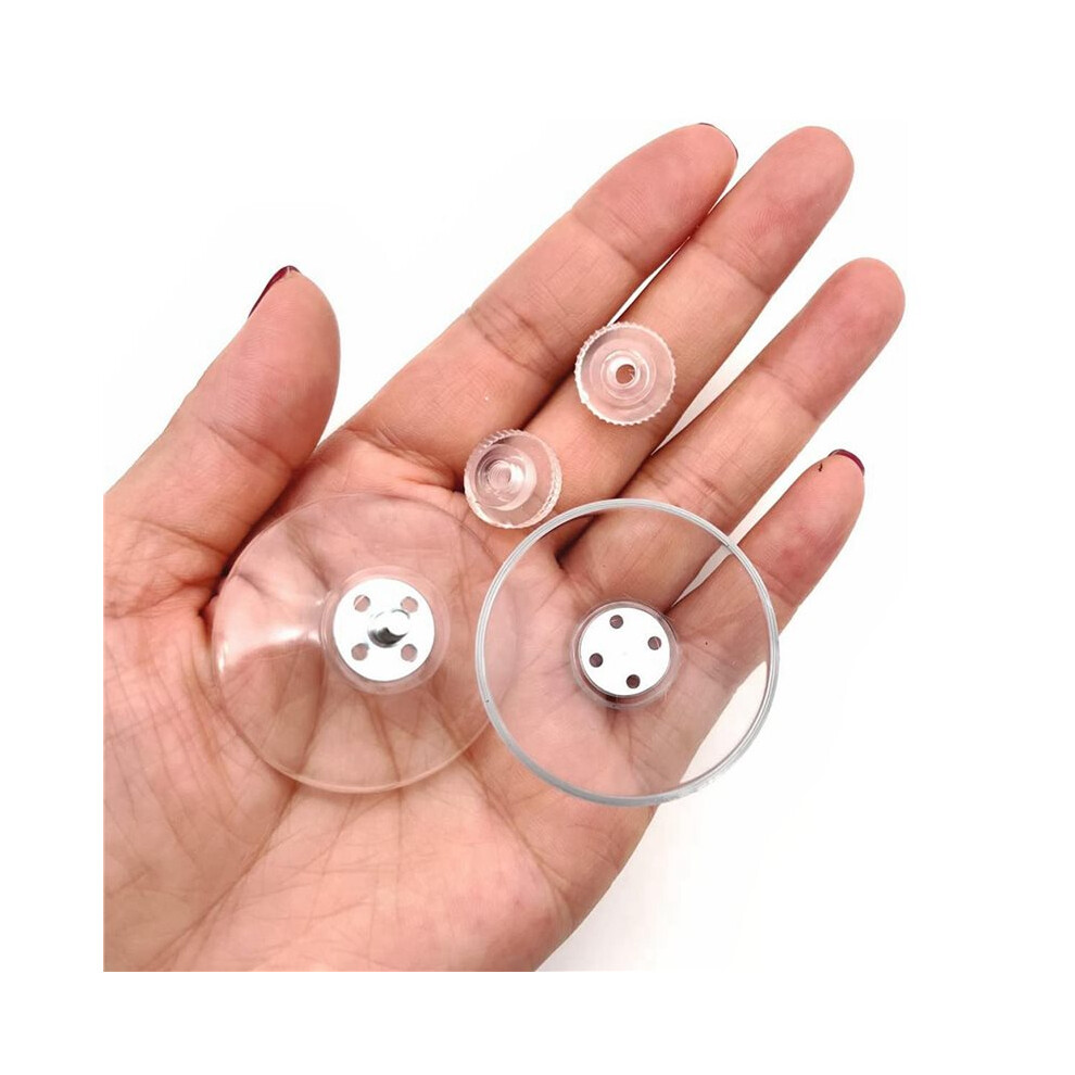 100Pcs 40Mm Suction Cup With M4-Screw And Knurled Nut, Suction Cup With Thread, Sucker Pads For Glass Table Top 6031927157687