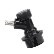 5X Bierbrouwen Carbonatatie Cap met 5/16 Inch Barb Lock Disconnect Set, Fit Cola Soda Beer Meeste Drank PET-Flessen