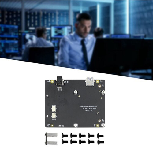2X Placa de Expansão de Armazenamento X825 V2.0 para Raspberry Pi 4B X825 Nas 2,5 Polegadas  Disco Rígido Ssd Placa de Expansão