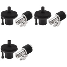 3X Hi-Hat Clutch met Hi-Hat Base, Jazz Hi-Hat Clutch Drum Hi-Hat Stand Post voor Hi-Hat Bekken Drum Accessoires