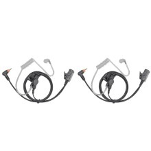 2X Earpiece Headset Mic with PTT for Radio SL1M SL1K SL1600 SL300 SL7500 SL400 SL4000 Walkie Talkie Air Acoustic Tube