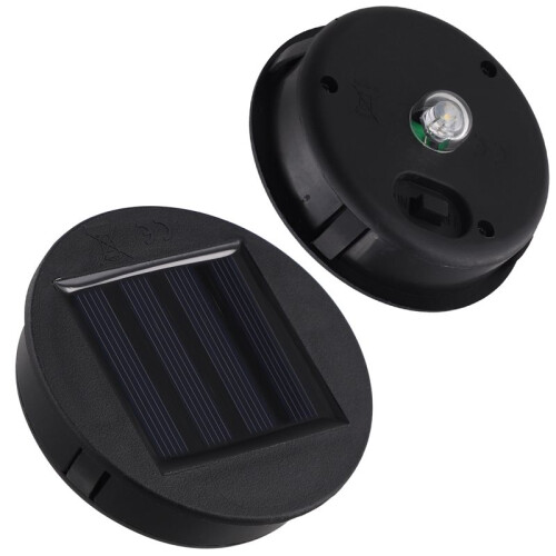 8 Pack Solar Lights Replacement Top Solar Panel Lantern Lid Lights , Lantern Light Replacement , Garden Patio Decor