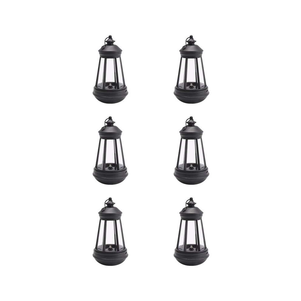6X Solar Lantern Outdoor Waterproof Large Lighthouse Lantern Led Light Source Garden Decorative Lights 6032135485654