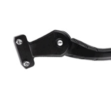 2X Soporte de Bicicleta de Aluminio Ajustable para Bicicletas MTB/Snow/Plegables con Pata de Cabra Lateral