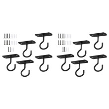 10X Ceiling Hooks for Hanging Plant,Wall Hook for Planters, Flower Basket, Wind Chimes, Lanterns, Lights, Bird Feeders