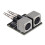 2X Módulo de Extensão para Conector de Placa de Som USB de Rádio USB2RIG 4