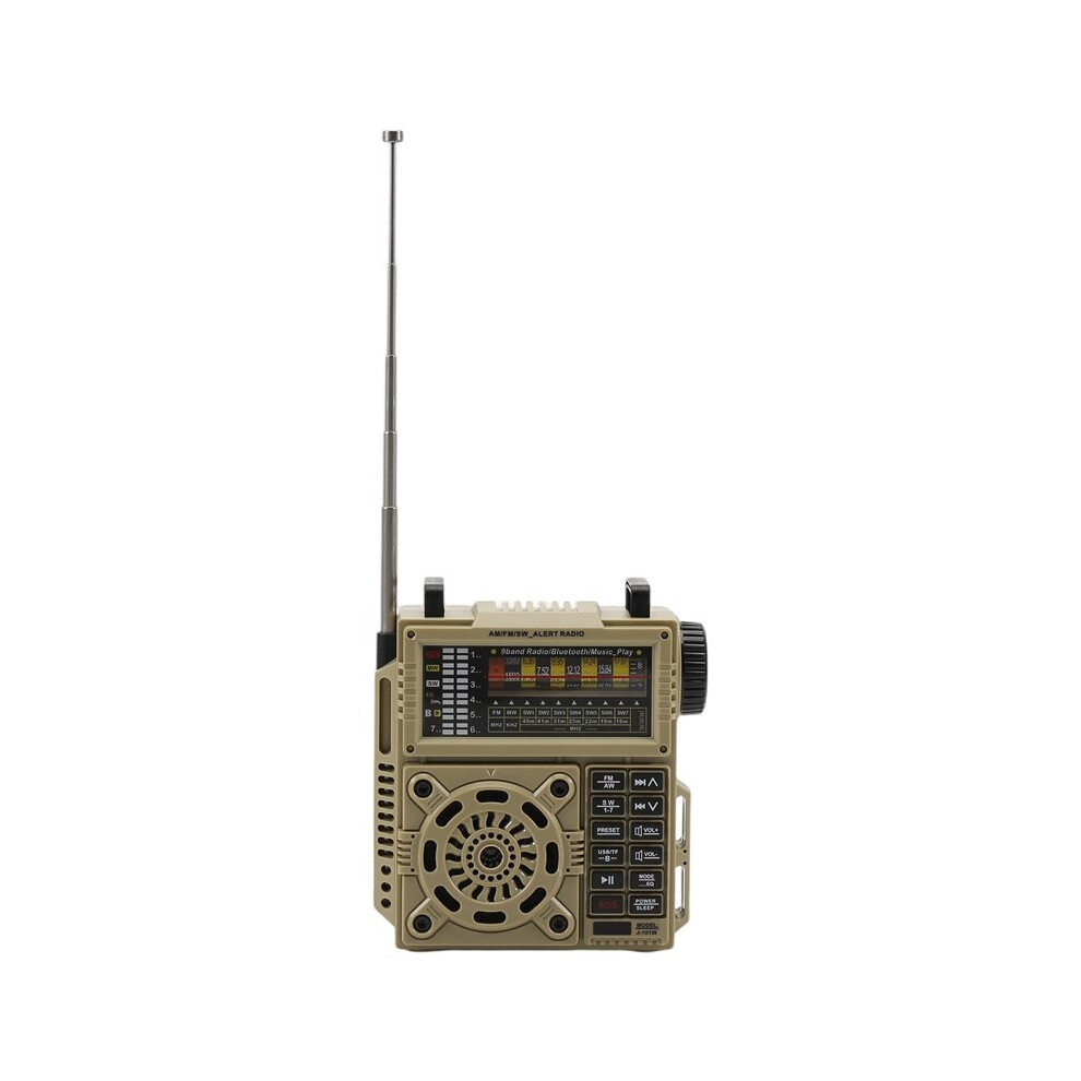 Full-Band Radio Portable Am/Fm/Sw Fm Radio Receiver Ham Radio Emergency Amateur Shortwave Radio Sos Alert 4712452250501