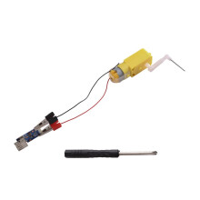 Kit Generador de 5V 0.5A con Motor de Manivela, Kit Generador de Engranajes, Batería Externa de Supervivencia, Cargador USB de Emergencia, Bricolaje