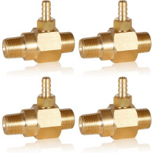 4X 3-5 Gpm Chemical Injector 100775 Power Washer Downstream Injector Soap Injector 3/8 Inch