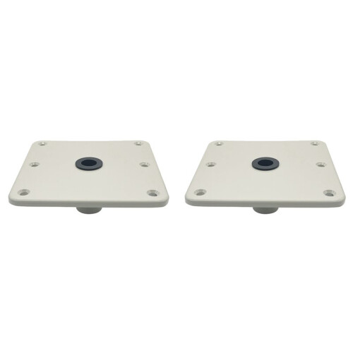 2X Bootssitzsockel, Bootssitzsockel für 3/4-Zoll-Bootssitzstiftsockel, Aluminium-Bootssitzsockelsockel