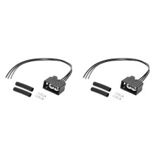 2X Voorste Richtingaanwijzerconnector met Buis voor JK 2007-2018 68065016AB