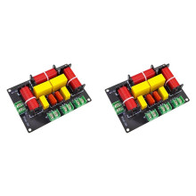 2X WEAH-332 200W 3 Way Crossover 2 Midrange 1 Treble Frequency Divider Audio Speaker Crossover KTV Crossover Model A