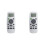 2X Replace DG11L1-51 AC Remote Control for  A/C Air Conditioner Remote 1