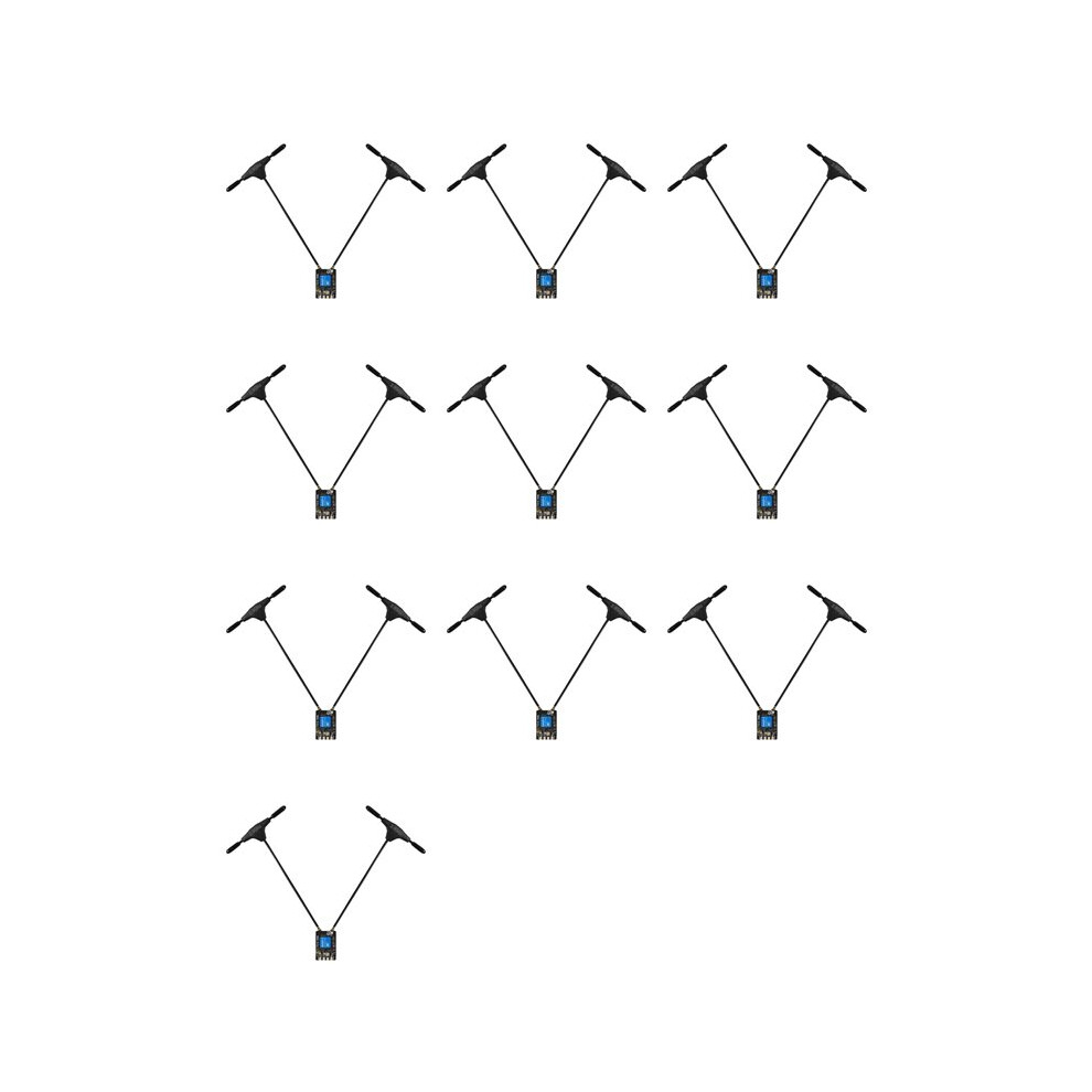 10X For Geprc Elrs Dual 2.4Ghz Diversity Receiver Rx 25-1000Hz Built-In Tcxo With Dual Antenna For Fpv Rc Drone 6033930457730
