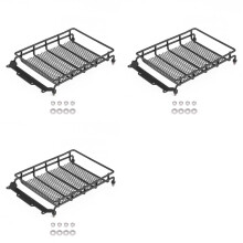 3X Metal 155X105mm Luggage Carrier Roof Rack for Axial SCX10 TRX4 RC4WD D90 CC01 1/10 RC Crawler Car