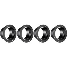 4Pack 4 Inch Magnetic Hose Connector,with 8 Magnets, with 4 Inch and 2-1/2 Inch Machine Coupling