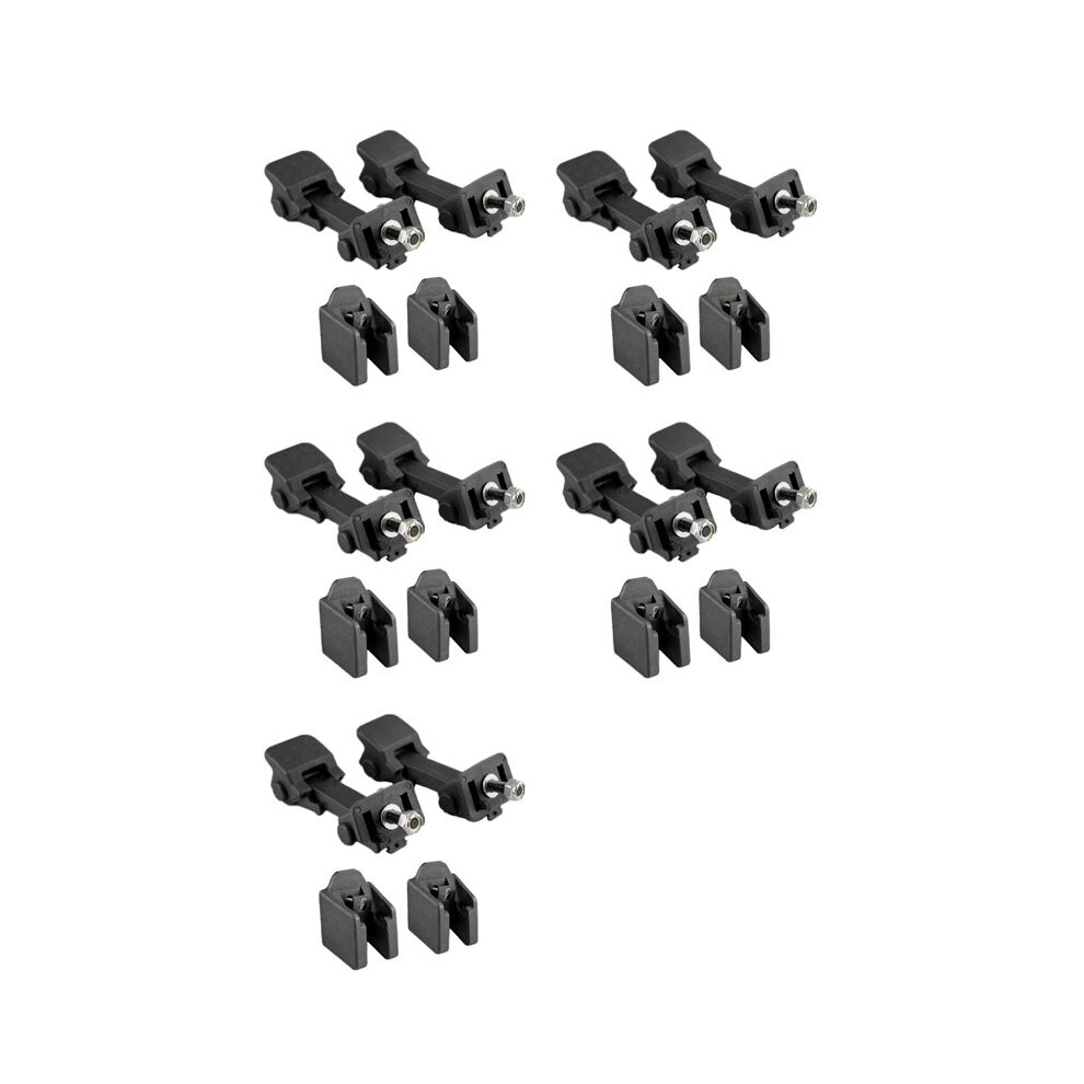 5 Pair Front Hood Catch & Bracket 55395653Af 55395652Ac For Jk 2007-2018 6032481080510