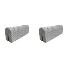 2X Toddlers' Bed Rail Bumpers Protecter,Children'S Bed Guardrail Padding,Anti-Collision Increased Height