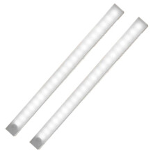 2X Home Sensor with Motion Detection, 50cm, Cold White Light, USB Rechargeable, Minimalist Design for Home Use