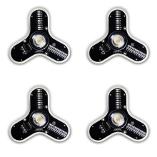 4X Elektroniczny Zestaw do Majsterkowania LED Fingertip Gyro Produkcja DIY Zestaw do Lutowania Kolorowa Dioda Elektroniczny Zestaw Szkoleniowy