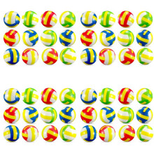 48 Palline Antistress da Pallavolo In Schiuma Palla Antistress per Alleviare Lo Sport Morbido Piccoli Giocattoli da Pallavolo Riempitivo Regalo