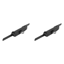 2X 240-W-Schnellladekabel Typ C mit Abnehmbarem Magnetständer und Handyhalterung für Gaming und Den Täglichen Gebrauch